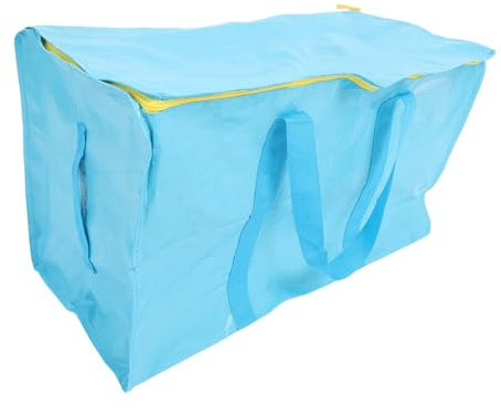 KOMBIUDA Pe Heusack Für Pferdefutter Und Kaninchenheu Wetterfeste Aufbewahrungstasche Mit Verstärkten Griffen Großer Stauraum Für Frisches Heu Im Garten Und Stall 27x15x14 Zoll