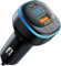 Transmisor FM Bluetooth Coche 5.0, Manos Libres Adaptador Bluetooth Soporte USB 3.1A y Tipo C, Aparato Reproductor MP3 Inalámbrico, Coche Mechero Carga para Soporte Tarjeta TF, Disco U