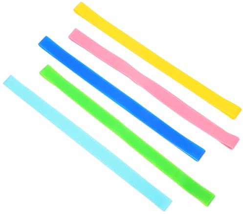YOSADIER Bandes Élastiques Réglables en Caoutchouc pour Chaise de Plage Lot de 5 Stables et Serviette pour Plage et Piscine
