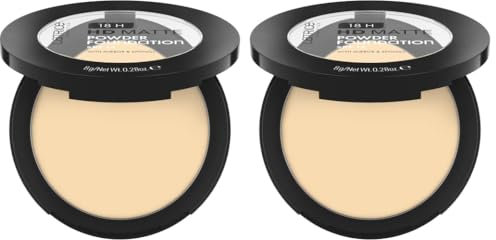 Catrice Cosmetics 18H Hd Matte Fondotinta in Polvere, Lunga Durata, Opacizzante, Coprenza, Opaca, 8 g (Confezione da 2)
