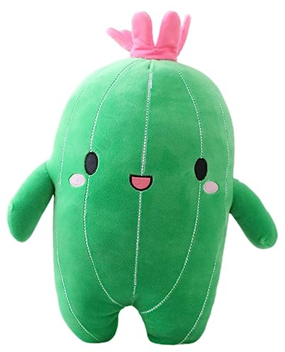 TOPPERFUN Almohada De Cactus De Peluche Adorable para Decoración De Festivales Cojín Forma De Cactus para Asientos De Coche y Sofá Juguete De para Abrazar
