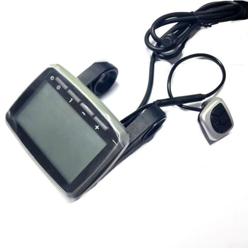 ZAMETTER Écran d'affichage LCD 6 broches VLCD5 compatible avec moteur d'entraînement TSDZ2 pour vélo électrique composant de conversion Noir