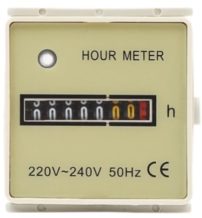 Fasizi Compteur horaire HM 2 HM 1 Modèles 0 5 3W Consommation électrique 220 240V 50Hz pour Machines agricoles d'ingénierie