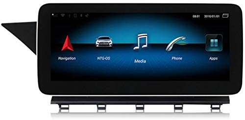 Sunshine Fly 10.25 pollici IPS Android 9.0 Octa 8-Core 1.6GHZ Autoradio Lettore DVD per GLK Classe X204 2008-2015 con navigazione GPS BT FM AM Stereo WiFi Mantieni la radio CD originale Bose Sound