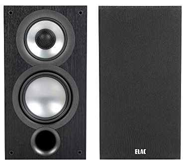 ELAC Uni-Fi 2.0 UB52 Bücherregal-Lautsprecher (Paar), Schwarz (UB52-BK)