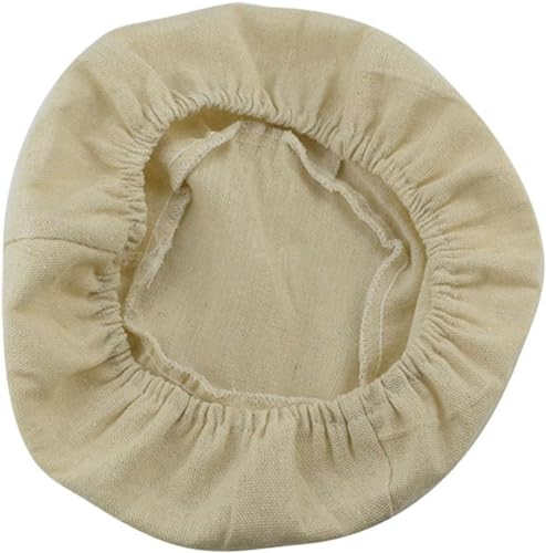 9 Inch Proofing Bread Basket Cloth,Breathable Liner Cotton Flax Banneton Proofing Bread Cloth,Round Cloth Baking supplies Bread Proofing Baskets