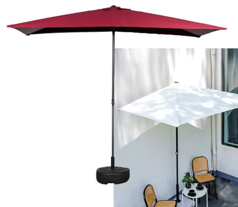Store Exterieur Terrasse Pergola jardin exterieur Bouton de réglage,Store balcon sans percage,Store banne Hauteur Réglable | Protection UV,Auvent de Terrasse en Acier pour Cour Balcon Magasin ( Color