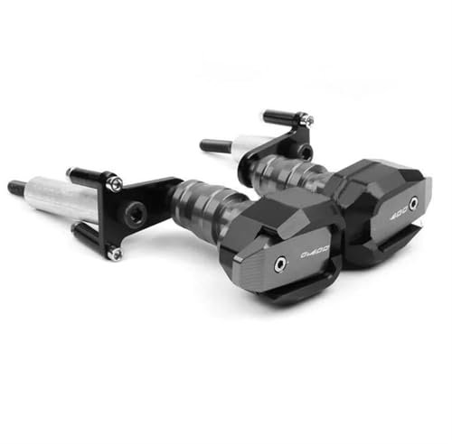 BDDXWSM Motorrad-Absturzsicherung, Rahmenschieber, Crashpad-Schutz Für Kawasaki, Für NINJA400, Für Ninja 400 Z400 Z 400 2018-2023 Rahmen-Sturzpads(Titan,X-1)