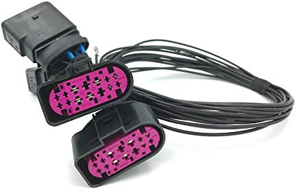 HZ-DESIGN Adapter Umrüstung von Halogen auf Xenon Scheinwerfer kompatibel mit Passat 3C, Golf 5 Plus, Touran