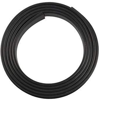 Trim Selbstklebende Deckenkonstruktion, U-Kanal-Kantenschutz, Abziehen Und Aufkleben, Flexibler Selbstklebender Kantenschutz, Zierleiste, C-Kanal-Stangenrand for Schränke, Sperrholz, 2m(Black,15mm)
