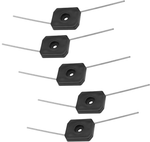 5 Pcs String Trimmer Head 150mm Trimmer Line Lightweight Portable Trimmer Head Replacement Parts Garden Tool Strimmer Accessories for Electric Grass Trimmers Trimming Gardens Lawns Crops