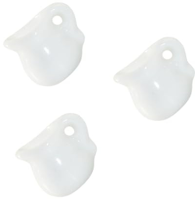 INOOMP 3stücke Miniatur Milchkrug Mini Keramik Jugs Für Küche Detailgetreue Dekoration Für Projekte Und Fotografie Weiße Farbe Zubehör Für Kreative Szenen