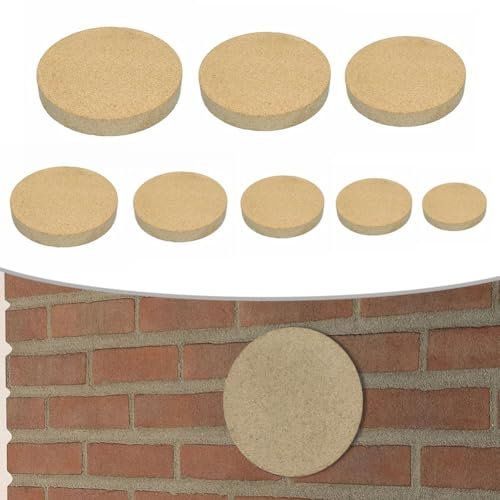 Ladrillo refractario de vermiculita fácil de dar forma para estufas de leña y hornos de pizza (200 x 50 mm)