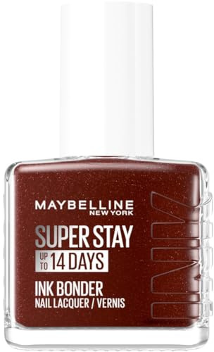 Maybelline New York – Nagellack bunt langanhaltend – intensive und pigmentierte Farben – Stärkt beschädigte Nägel – Superstay Ink Bonder – Farbton: Tiger's Eye 954, 12 ml