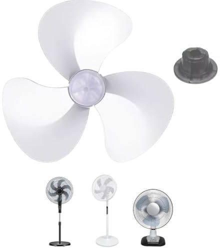 Pale Per Ventilatori Da 40 Cm, Pale Universali Con Copridado, Parti Di Ricambio Rimovibili Per Ventilatori, Kit Di Ricambio Riutilizzabile Per Pales Di Ventilatoris A Parete, Per Interni Casa Camera