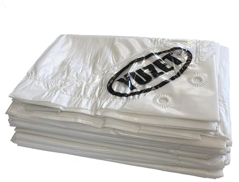 Yuzet 2.4m x 3m White Reinforced Tarpaulin - 120gsm - Extra Tough