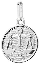 NKlaus signo zodiacal de Libra Colgante de plata de ley de 12mm Horóscopo del zodiaco 9143