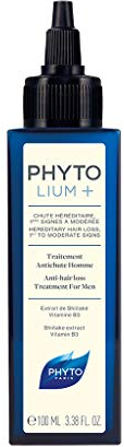 Phyto PhytoLium+ Trattamento Anticaduta senza Risciacquo per i Primi Segni di Caduta dei Capelli Uomo, Formato da 100 ml