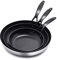 GreenPan Venice Pro Healthy Keramik-Antihaftbeschichtung, Grau, 3-teiliges Set