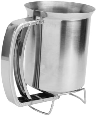 RORPOIR Strumenti Domestici 1 Pc separatore di pastella distributore di Cupcake ingredienti della Miscela per Torta a Imbuto dosatore di pastella stoviglie in Acciaio Inossidabile Grasso