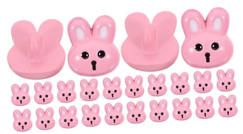 HOODANCOS 24stücke Teiliges Bunter Hasenknöpfe Aus Widerstandsfähigem Resin Für -kleidung Zur Verzierung Von Jacken Hemden Und Pullovern