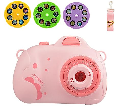 Toyvian 1ensemble Projecteur De Musique Et Caméra Jouet pour Jouet Éducatif avec Diapositives Aléatoires