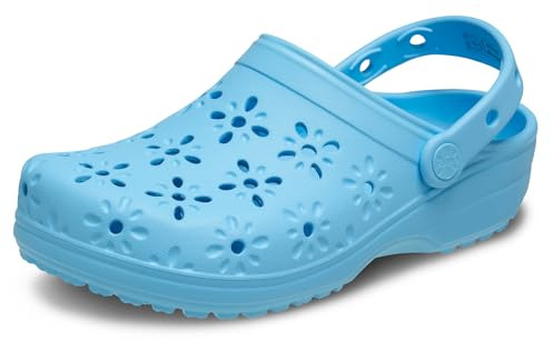 Crocs Unisex Adult Floral Classic Clogs, Tinted Glass, 9 Women/7 Men