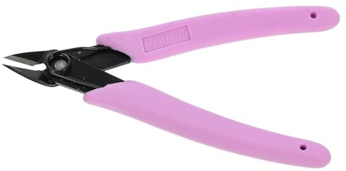SMASOLO Pince Diagonale Acier Inoxydable pour Manucure Outil de Retrait Rapide des Décorations Ongles Ciseaux Coupe-charms Résistants Outil DIY Portable pour Nail Art