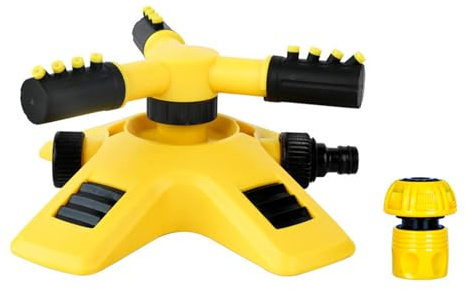 NVOQILIN Arroseur circulaire à 360 degrés - Grande surface - Arroseur de jardin - Arroseur rotatif pour l'irrigation