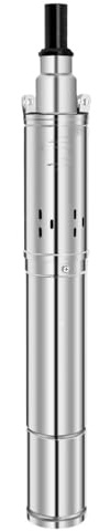 Pompa carburante elettrica Pompa sommergibile per pozzi profondi 220V 250W/500W a vite compatibile con sabbia agricola da giardino in acciaio inossidabile Pompa Diesel(250W)