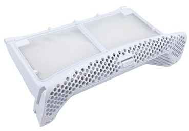 JoyousMall Filtro per pelucchi per asciugatrice compatibile con AEG per Electrolux Zanussi, sostituisce 807453901/9, adatto a T7 T8 EDH Serie RDH, filtro in plastica bianco