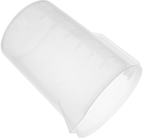 GETAJGHSD Tazza Graduata Trasparente da 3000 Ml Impugnatura Comoda, Misurino per Olio Motore ad Alta Capacità, Strumento di Misura per Officina e Uso Domestico, Dosatore Pratico per Cucina