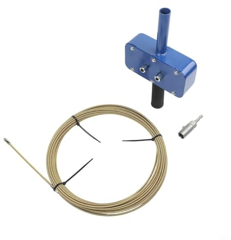 Extractor de cable eléctrico: herramienta automática de enhebrado de alambre y dispositivo de pesca de conductos, equipo de cableado eléctrico de aleación para proyectos de pared de bricolaje y uso