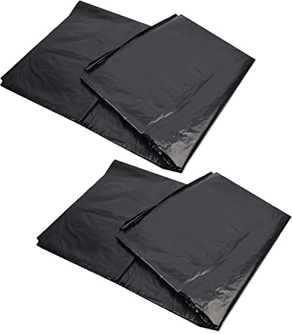240L Black Wheelie Bin Liners/Bags - 50 refuse sacks - Strong professional black - ENSA 12kg