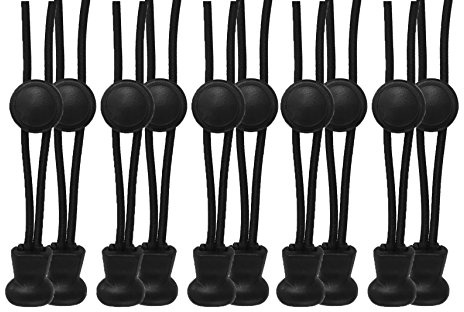 scarlet sport | Schnürsenkel »Premium«, 5 Paar Flex-Schnürsenkel, elastisch, mit Schnellverschluss & Schnellschnürsystem, passend für jeden Schuh, perfekter Halt, Menge: 10 Stück je 120 cm