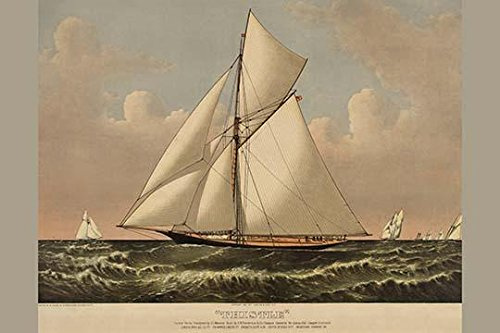 Thistle cutter yacht High quality vintage art reproduction by Buyenlarge One of many rare and wonderful images brought forward in time I hope they bring you pleasure each and every time you look at