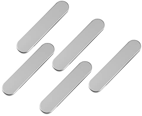 5Pcs Silver Tinplate Pen Storage Boxes Rectangular Metal Pen Cases for Organizing and Protecting Pens at Home or School