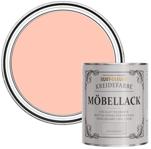 Rust-Oleum Peach Upcycled Furniture Paint in Chalky Finish - Happy as a Clam 750ML, SHDRCT909