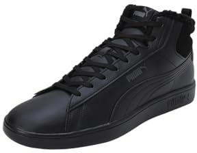 PUMA Herren Smash 3.0 Mid Wtr Sneaker, Puma Black Shadow Gray, 43 EU