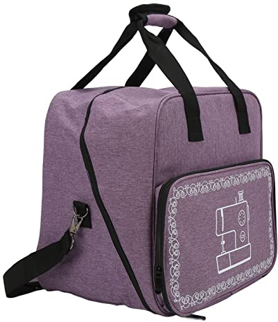 Borsa per Macchina da Cucire, Portatile per Macchina da Cucire Portatile di Pregevole Fattura per Viaggi a Casa (Viola)