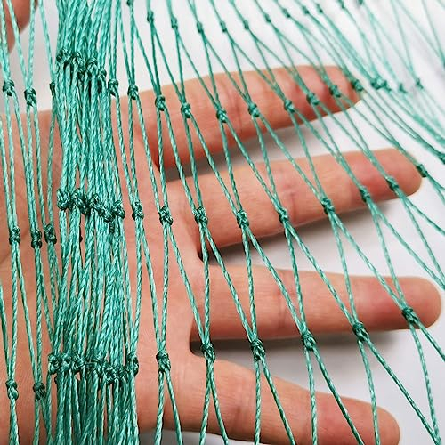 PanHuiWen Vogelschutznetz Grobmaschig Laubschutznetz Teichnetz Freilaufgehege HüHner Maschenweite 1.5x1.5cm Gemüsenetz Pool Netz Gartennetz Teichnetz Laubnetz,10x10m
