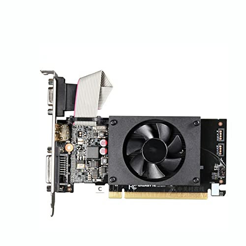 Tarjeta gráfica de Juego Fit For Gigabyte Tarjeta Grafica GT710 1GB 64 Poco Gddr3 Tarjetas De Video For Vga Tarjetas GeForce Original GT 710 Juego De HDMI DVI Usado