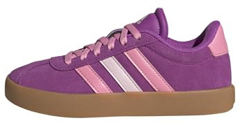 adidas Unisex - Bambini e Ragazzi VL Court Shoes, Flash Pink/Bliss Pink/Clear Pink, 37 1/3 EU