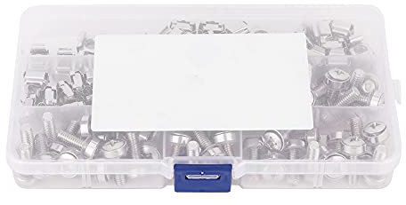 Vis de Support D'armoire Réseau M6x20, écrous à Cage M6, écrou à Vis Captif pour Armoires Réseau, Navires et Camions