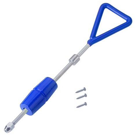 Martillo deslizante de 1 libra con 3 puntas de tornillo, kit de martillo deslizante extractor de abolladuras, herramienta de reparación de carrocería automática, trabajo deslizante, eje de una pieza