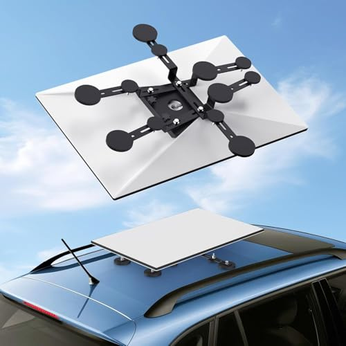 Starlink Gen 3 - Supporto magnetico per tettuccio, kit di montaggio Starlink regolabile, 12 basi magnetiche, supporto Starlink per camper, barche, camion, compatibile con parabola Starlink Standard V3