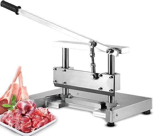 Máquina de sierra de hueso Máquina cortadora de huesos inalámbrica, cortadora manual de huesos de carne, máquina cortadora de huesos con mango antideslizante, cortadora de huesos de acero i