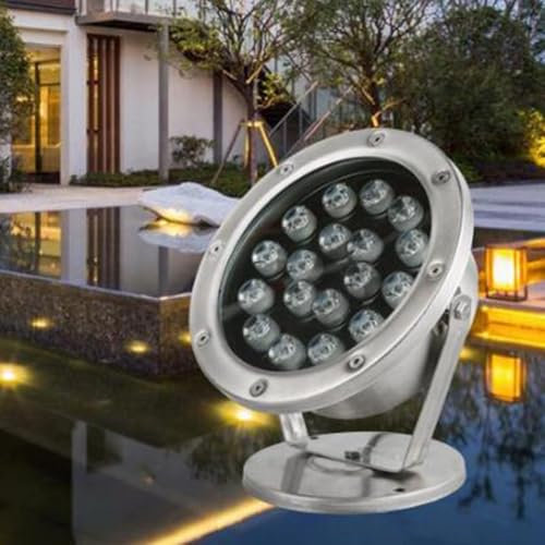 Faretto Subacquei - Luce Da Immersione A LED - Faretti Piscina, Faretto per piscina fuori terra impermeabile IP68 12V, faretto per piscina subacquea a LED in acciaio inossidabile(Red,6W(12v))