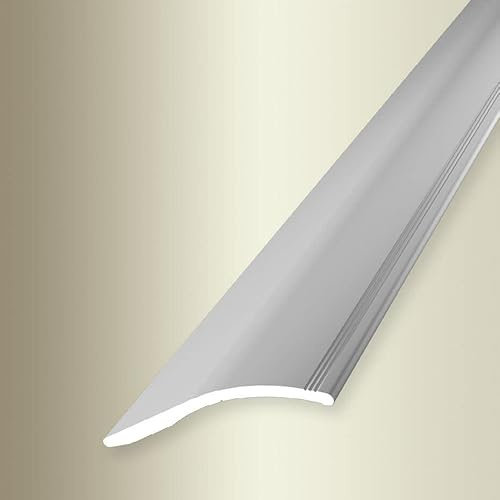 PROVISTON - Anpassungsprofil - Breite: 40 mm - Höhe: 0-18 mm - Länge: 1000 mm - Aluminium eloxiert - Rampe - Silber - Selbstklebend