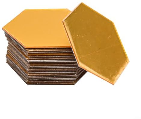 Expresa tu creatividad con el juego de 24 formas hexagonales únicas para el diseño del hogar